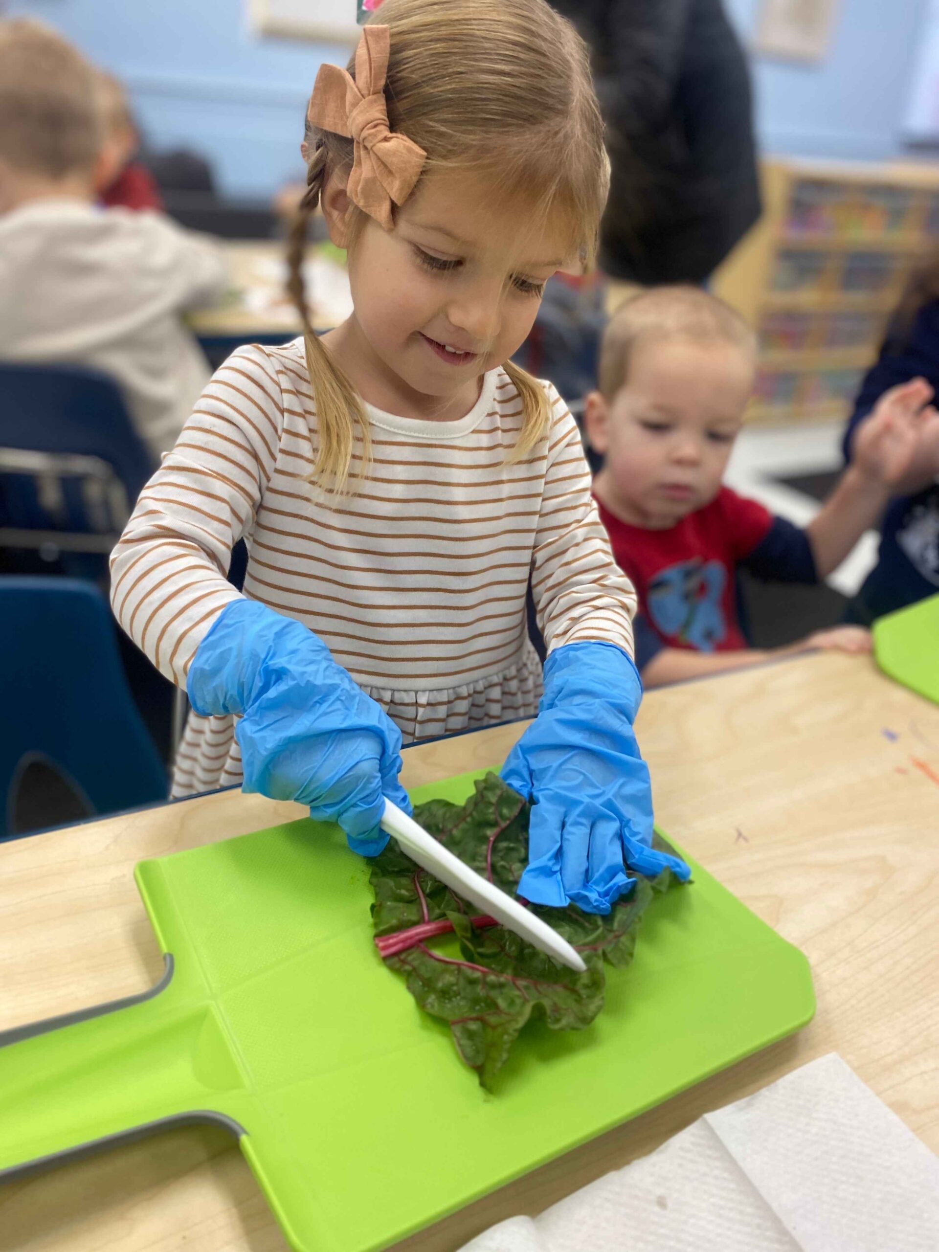 Children participating in Little Sprouts child care at West Side Christian School